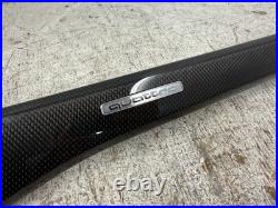 18 Audi S5 A5 B9 8w Oem Carbon Fiber Fibre Interior Dash Console Door Trim 5 Pcs