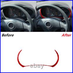 18Pcs Carbon Fiber Full Interior Kit Cover Trim For Toyota Celica 00-05 Red RHD 18Pcs Carbon Fiber Full Interior Kit Cover Trim For Toyota Celica 00-05 Red RHD