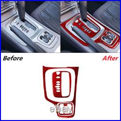 18Pcs Carbon Fiber Full Interior Kit Cover Trim For Toyota Celica 00-05 Red RHD