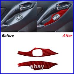 18Pcs Carbon Fiber Full Interior Kit Cover Trim For Toyota Celica 00-05 Red RHD 18Pcs Carbon Fiber Full Interior Kit Cover Trim For Toyota Celica 00-05 Red RHD