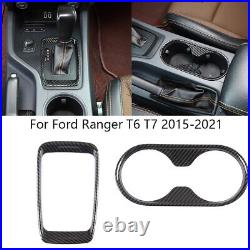 18pc ABS Carbon fiber Car Interior Full Trim Set For Ford Ranger T7 T8 2015-21