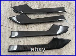19 Audi S4 A4 B9 8w Oem Carbon Fiber Interior Dash Door Panel Console Trim 7 Pcs