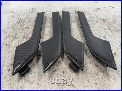 19 Audi S4 A4 B9 8w Oem Carbon Fiber Interior Dash Door Panel Console Trim 7 Pcs