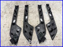 19 Audi S4 A4 B9 8w Oem Carbon Fiber Interior Dash Door Panel Console Trim 7 Pcs