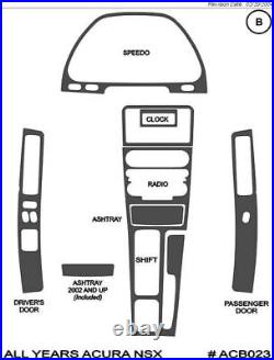 1991-2004 Acura NSX Real Carbon Fiber Interior Dash Trim Kit