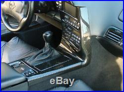 1994-1996 C4 Corvette Interior Radio Bezel & Shifter Console Carbon Fiber