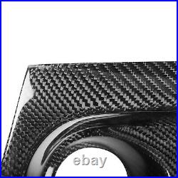 1x Carbon Fiber Interior Front Dashboard Instrument Cover Fit for Mitsubishi EVO