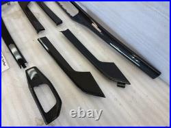 20 Audi S4 A4 B9 8w Oem Carbon Fiber Interior Dash Door Panel Console Trim 7 Pcs