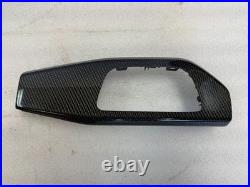 20 Audi S4 A4 B9 8w Oem Carbon Fiber Interior Dash Door Panel Console Trim 7 Pcs