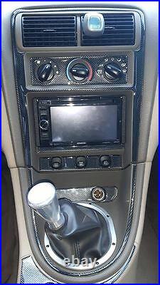 2001 2002 2003 04 Ford Mustang 3.6l 4.6l Gt Interior Carbon Fiber Dash Trim Kit