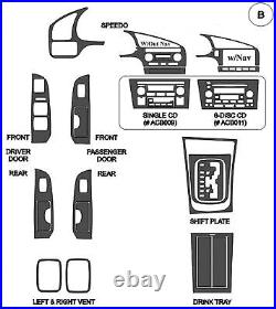 2001-2003 Acura TL Real Carbon Fiber Interior Dash Trim Kit