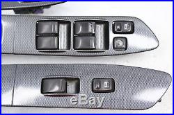 2002-2004 Subaru Impreza Wrx & Sti Spt Carbon Fiber Interior Trim Set Oem (rare)