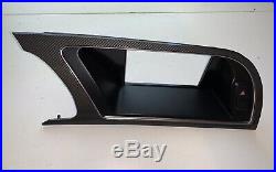 2008-2016 Audi S5 A5 Carbon Fiber Interior Trim Set Dash And Navigation Panel