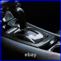 2010-2015 Chevy Camaro Real Carbon Fiber Interior Gear Shift Trim Cover