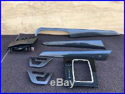 2012-2014 Mercedes W204 C63 Coupe Interior Carbon Fiber Wood Trim Molding Oem