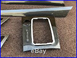 2012-2014 Mercedes W204 C63 Coupe Interior Carbon Fiber Wood Trim Molding Oem