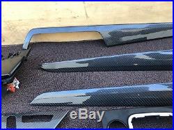 2012-2014 Mercedes W204 C63 Coupe Interior Carbon Fiber Wood Trim Molding Oem