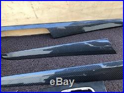 2012-2014 Mercedes W204 C63 Coupe Interior Carbon Fiber Wood Trim Molding Oem