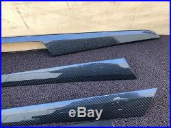 2012-2014 Mercedes W204 C63 Coupe Interior Carbon Fiber Wood Trim Molding Oem