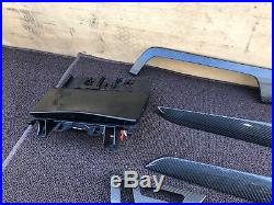 2012-2014 Mercedes W204 C63 Coupe Interior Carbon Fiber Wood Trim Molding Oem