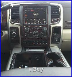 2013 2014 2015 Dodge Ram 1500 2500 3500 Interior Burl Wood Dash Trim Kit Set
