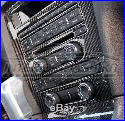 2013 2014 Ford Mustang Gt500 Shelby Real Carbon Fiber Interior Dash Trim Kit Set