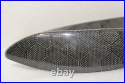 2015 2020 BMW M4 F82 F83 Front Interior Door Panel Honeycomb Carbon Fiber Trim