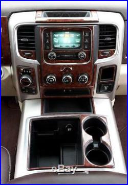 2016 2017 2018 Dodge Ram 1500 2500 3500 Sle Slt Interior Wood Dash Trim Kit Set