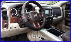 2019 2020 2021 2022 Dodge Ram 1500 2500 3500 Interior Wood Dash Trim Kit Set