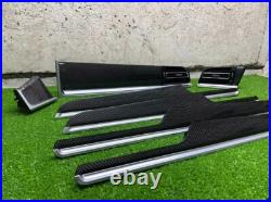 2022 24 Porsche Macan Carbon Fiber Interior Trim Molding Set Cover Oem 2022 24 Porsche Macan Carbon Fiber Interior Trim Molding Set Cover Oem