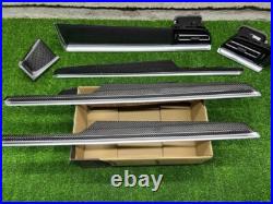 2022 24 Porsche Macan Carbon Fiber Interior Trim Molding Set Cover Oem 2022 24 Porsche Macan Carbon Fiber Interior Trim Molding Set Cover Oem