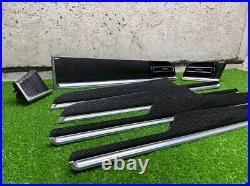 2022 Porsche Macan Carbon Fiber Interior Trim Molding Set Cover Oem