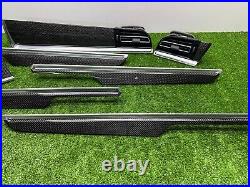 2023 Porsche Macan Carbon Fiber Interior Trim Molding Set Cover Oem