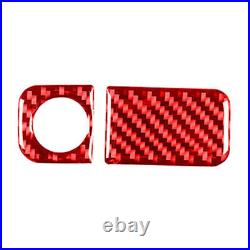 20pcs Set Interior Decoration Cover Red Carbon Fiber For Honda CR-V CRV 2007-11