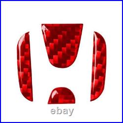 20pcs Set Interior Decoration Cover Red Carbon Fiber For Honda CR-V CRV 2007-11