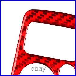 20pcs Set Interior Decoration Cover Red Carbon Fiber For Honda CR-V CRV 2007-11