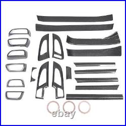 21PCS Dry Carbon Fiber Interior Center Trims kits for Porsche Cayenne 2010-2016