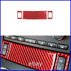 21Pcs Red Carbon Fiber Full Set Interior Cover For Chevrolet Corvette C6 05-07-E