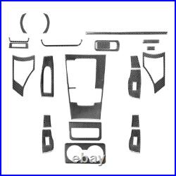 22PCS Carbon Fiber Interior Set Kit Decorative Trim For Mazda 3 Axela 2020+ RHD