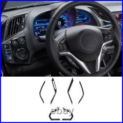 22Pcs Carbon Fiber Full Interior Kit Set Cover Trim For Honda CR-Z 2011-2016