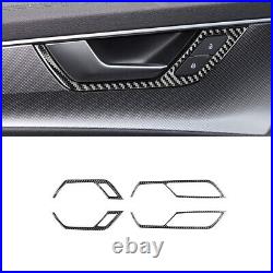 22Pcs Carbon Fiber Interior Full Kit Cover Trim For Audi A7 Sportback 2019-2021