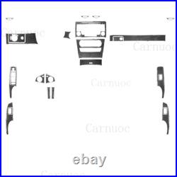 22pcs Carbon Fiber Full Kits Interior Cover Trim For Mercedes ML Class 07-11