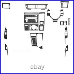 23PCS Carbon Fiber Interior Full Kits Trim For Lexus CT200h 2011-17