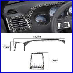 23Pcs Carbon Fiber Interior Dashboard Cover For Dodge Challenger 2008-2014