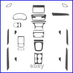 24Pcs Carbon Fiber Full Interior Kit Set Cover Trim Sticker For Audi Q3 2013-18
