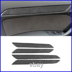 24Pcs Carbon Fiber Full Interior Kit Set Cover Trim Sticker For Audi Q3 2013-18