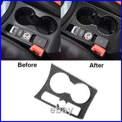 24Pcs Carbon Fiber Full Interior Kit Set Cover Trim Sticker For Audi Q3 2013-18
