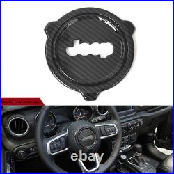 24Pcs Interior Accessories Cover Trim Kit Carbon Fiber For Jeep Wrangler JL JT