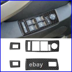 24pcs Carbon Fiber Dash Center Console Interior Trim set For BMW X5 E53 2000-06
