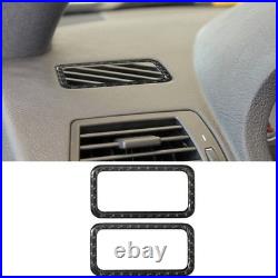 24pcs Carbon Fiber Dash Center Console Interior Trim set For BMW X5 E53 2000-06